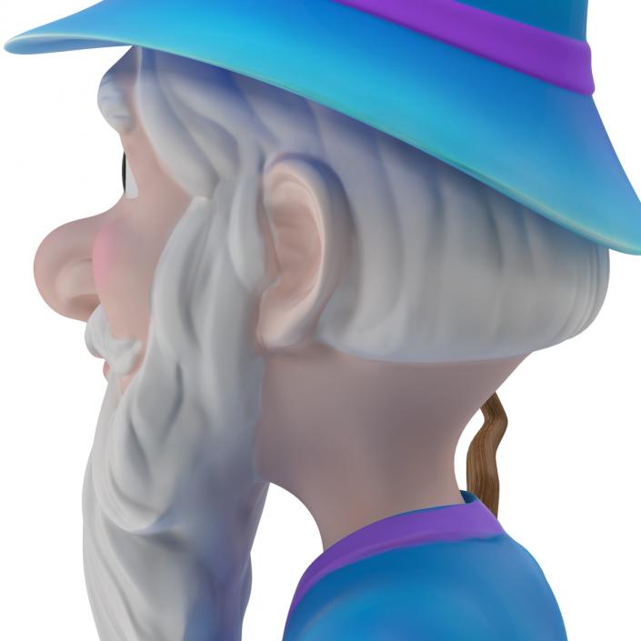 Cartoon Wizard 3D model