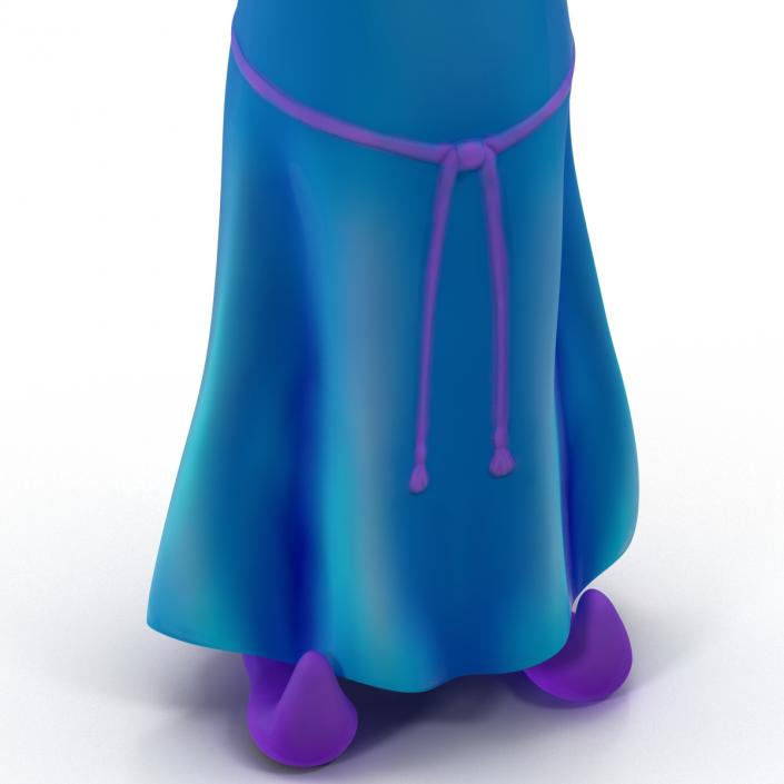 Cartoon Wizard 3D model