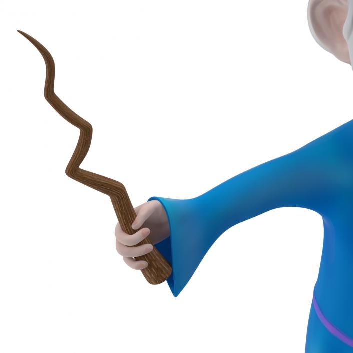 3D Cartoon Wizard Rigged