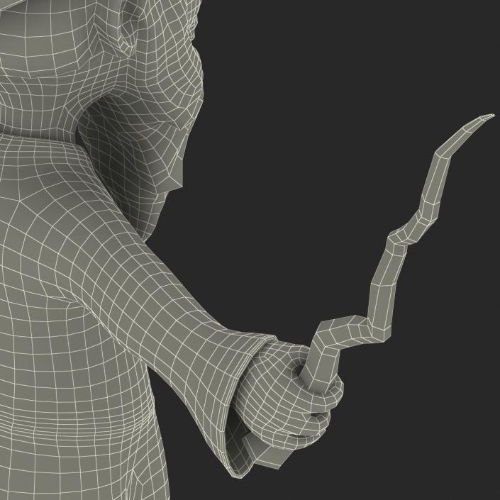 3D Cartoon Wizard Rigged