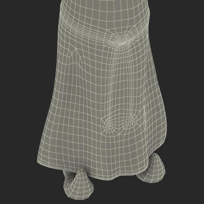 3D Cartoon Wizard Rigged