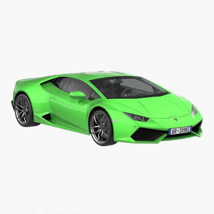 3D Lamborghini Huracan Rigged