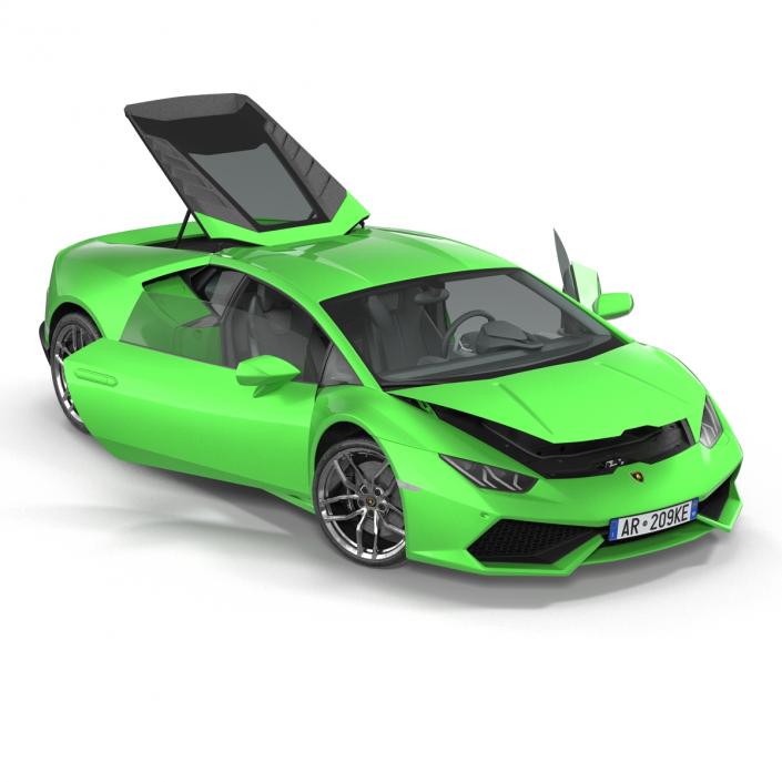 3D Lamborghini Huracan Rigged