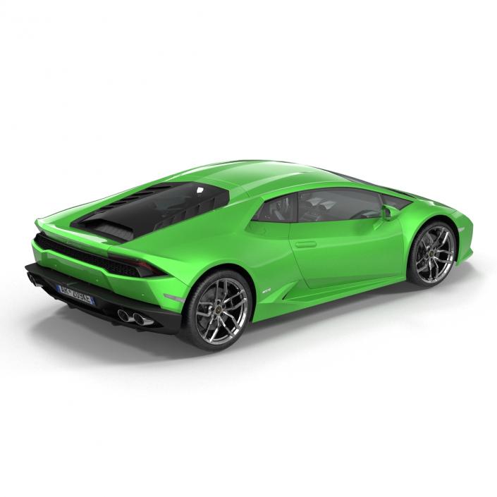 3D Lamborghini Huracan Rigged