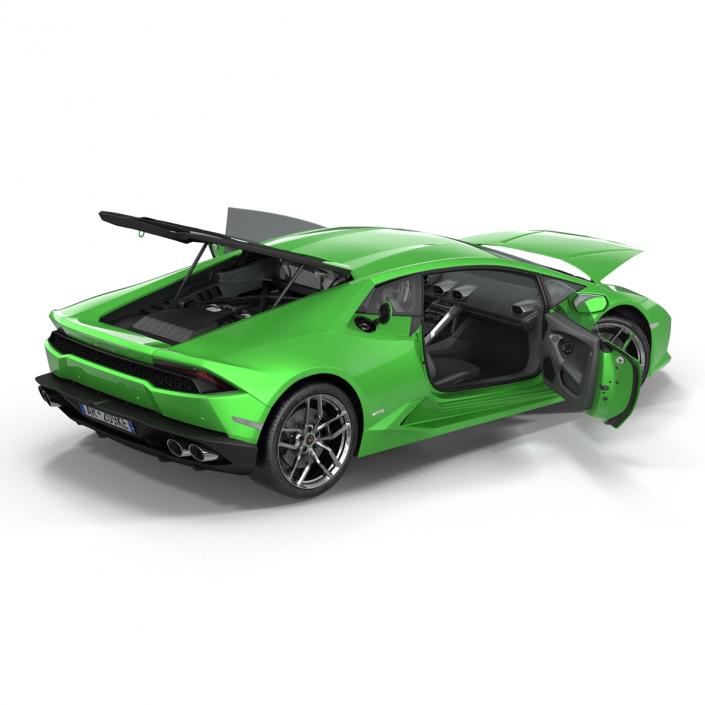 3D Lamborghini Huracan Rigged