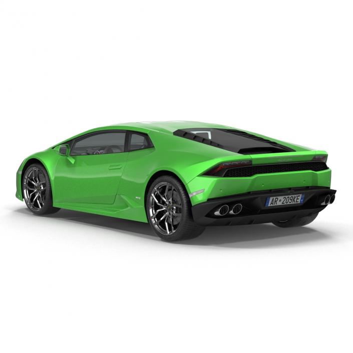 3D Lamborghini Huracan Rigged