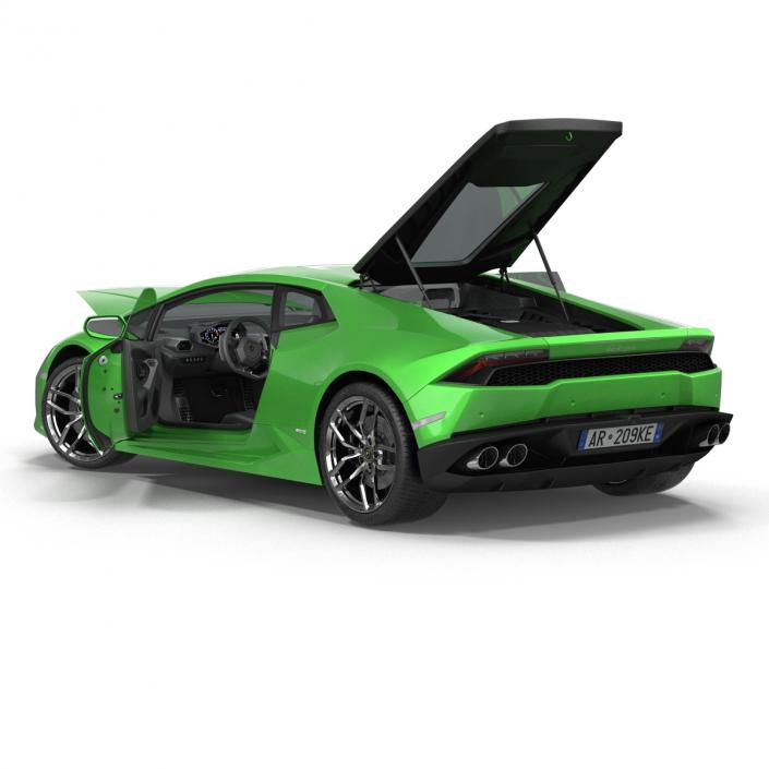 3D Lamborghini Huracan Rigged