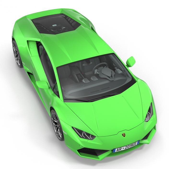 3D Lamborghini Huracan Rigged