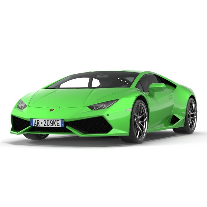 3D Lamborghini Huracan Rigged