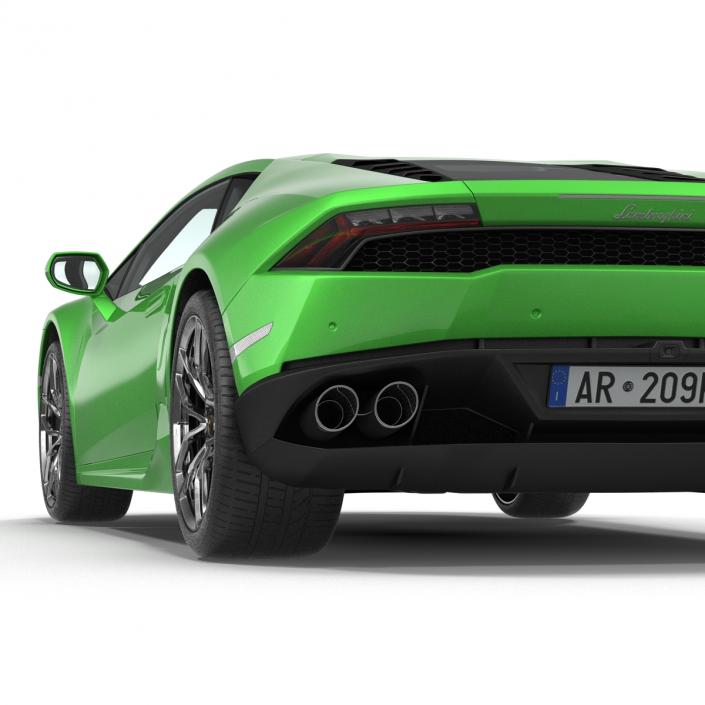 3D Lamborghini Huracan Rigged