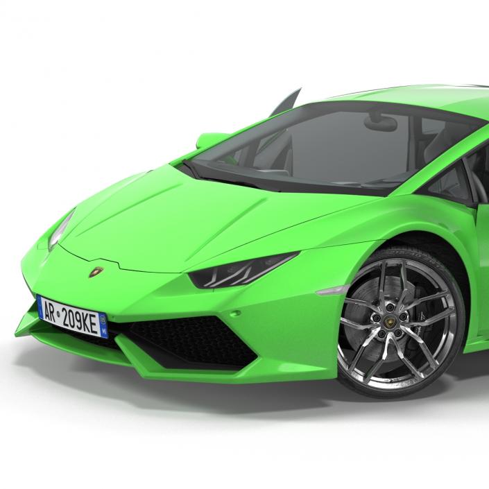 3D Lamborghini Huracan Rigged