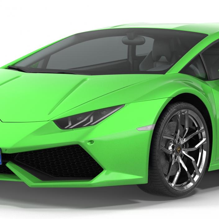 3D Lamborghini Huracan Rigged