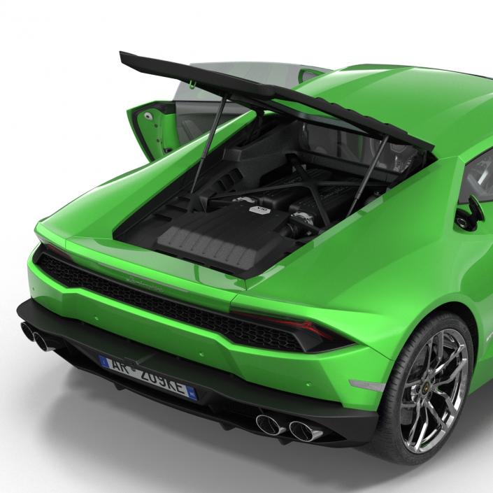 3D Lamborghini Huracan Rigged