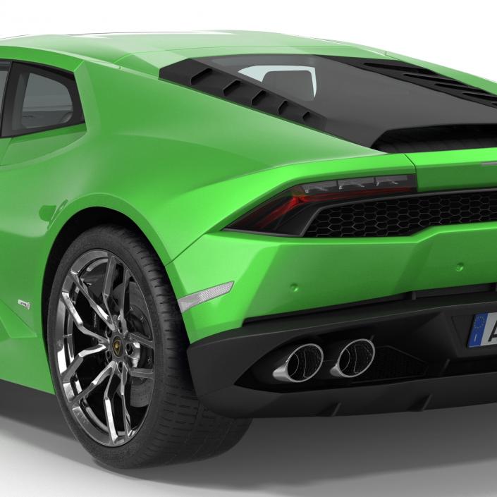 3D Lamborghini Huracan Rigged