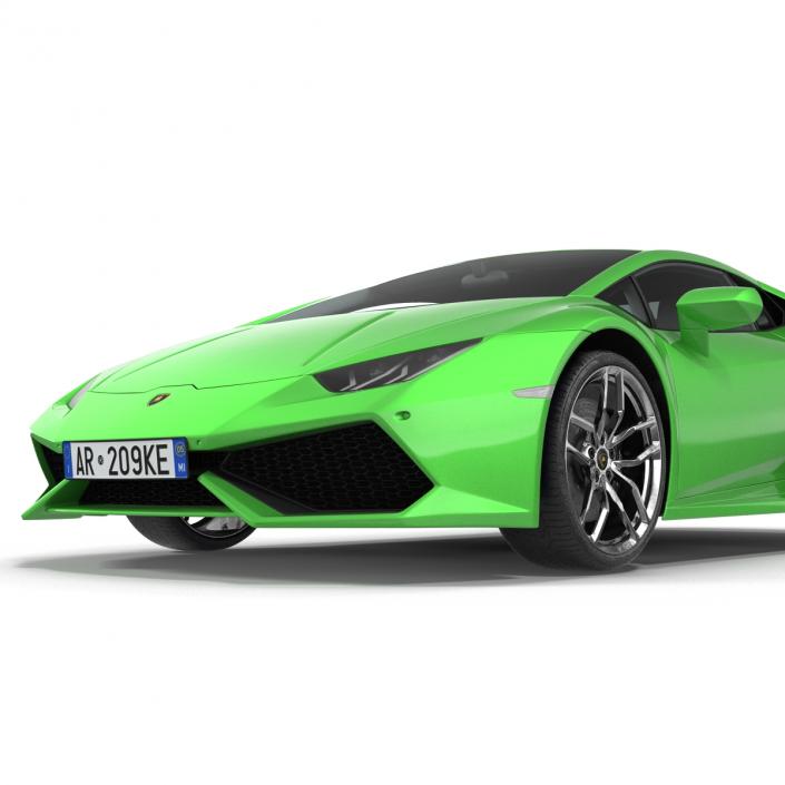 3D Lamborghini Huracan Rigged