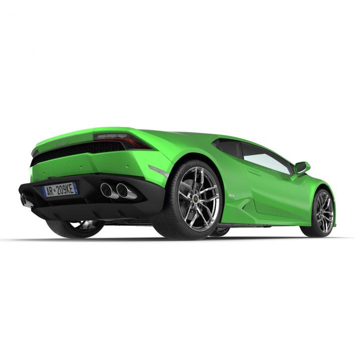 3D Lamborghini Huracan Rigged