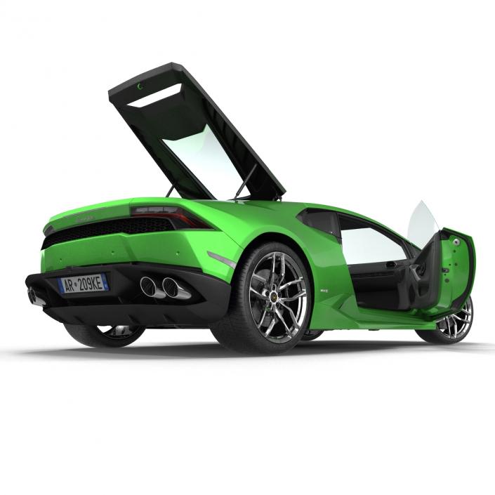 3D Lamborghini Huracan Rigged