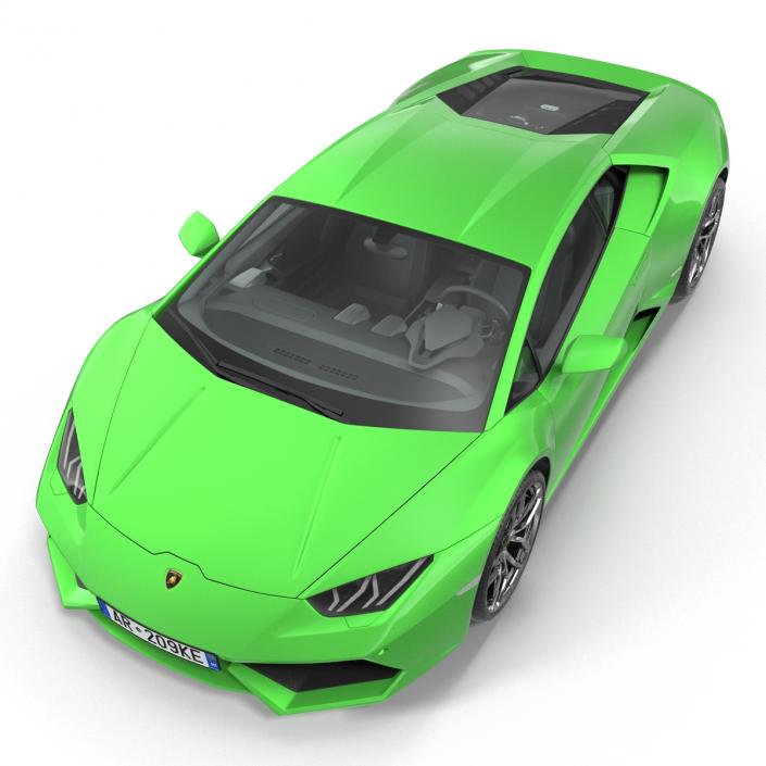 3D Lamborghini Huracan Rigged