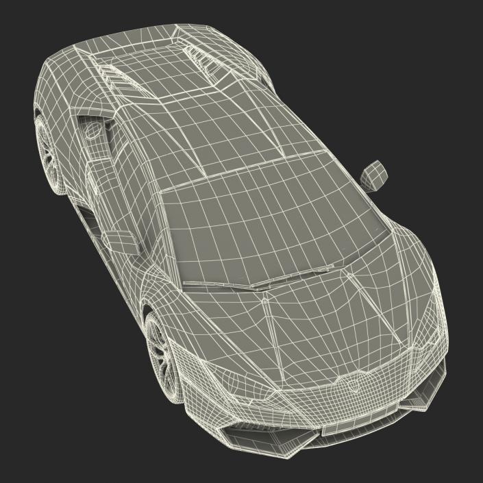 3D Lamborghini Huracan Rigged