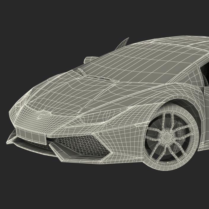 3D Lamborghini Huracan Rigged