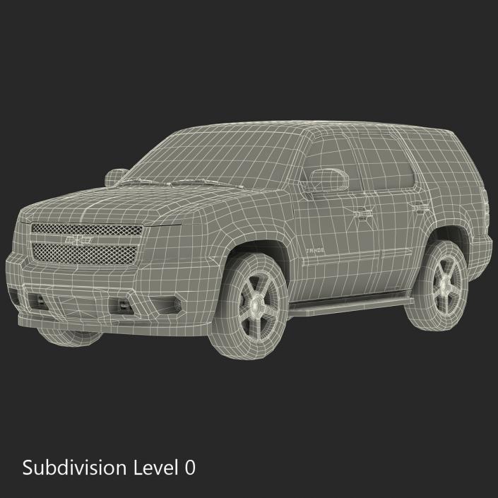 3D model Chevrolet Tahoe 2014