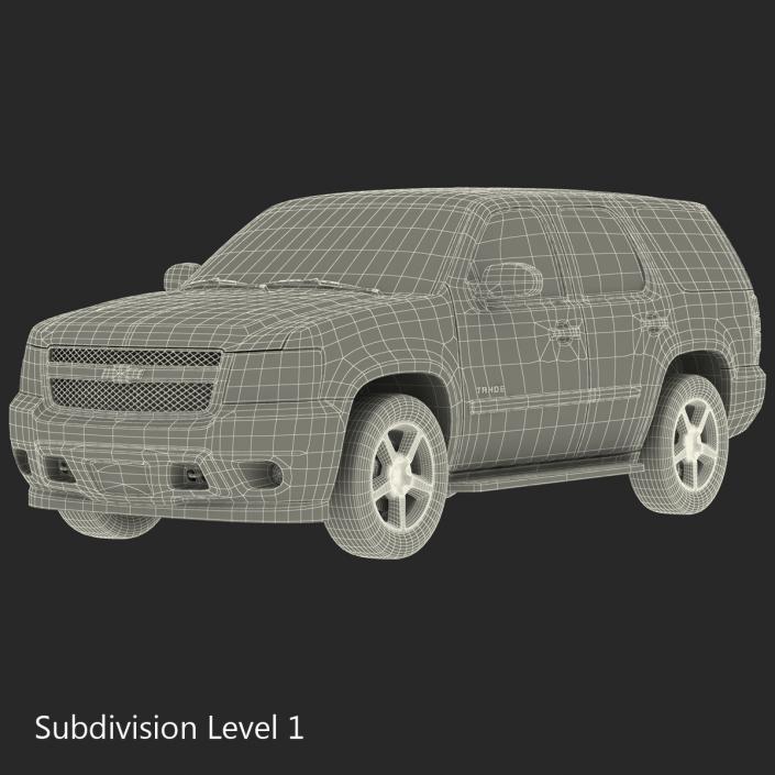 3D model Chevrolet Tahoe 2014