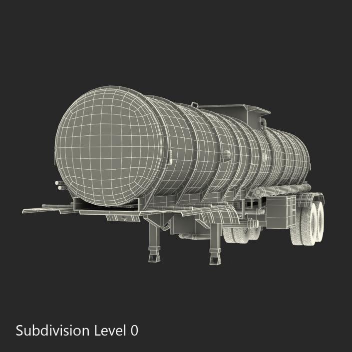 Tanker Trailer 3D model