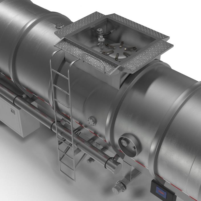 Tanker Trailer 3D model