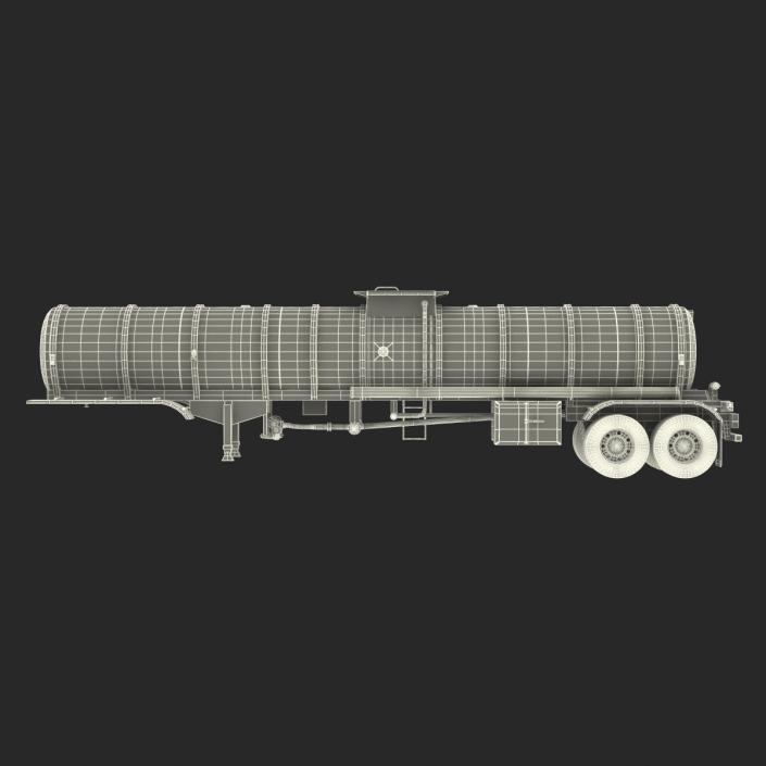 Tanker Trailer 3D model