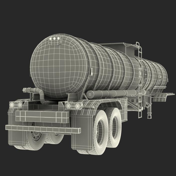 Tanker Trailer 3D model