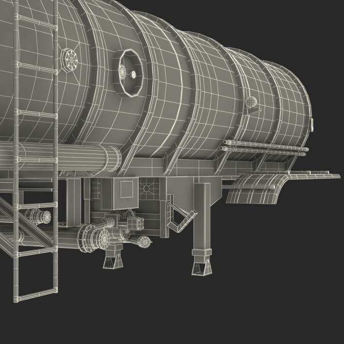 Tanker Trailer 3D model