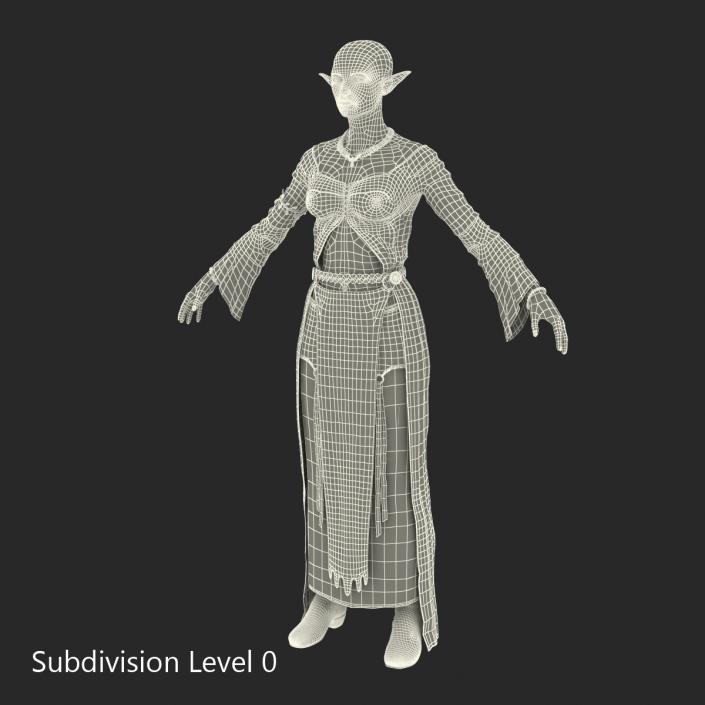 3D model Female Elf