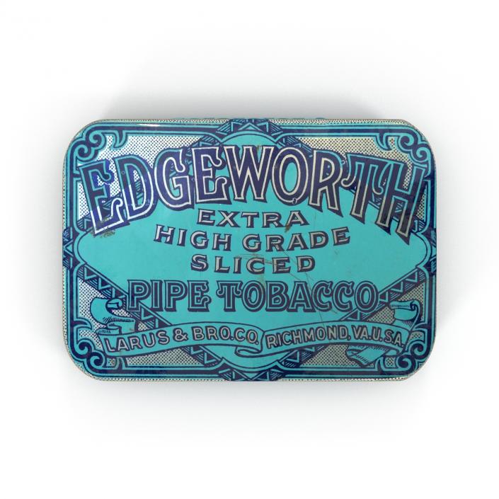 3D Vintage Tobacco Tin 2