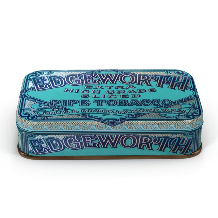 3D Vintage Tobacco Tin 2