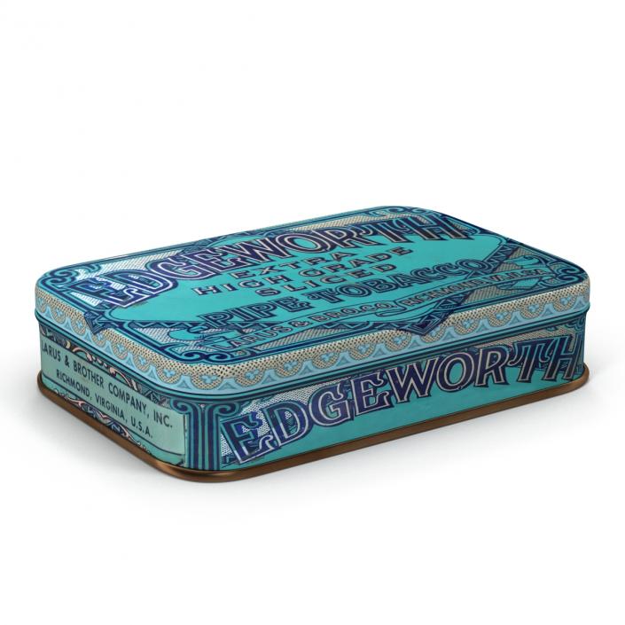 3D Vintage Tobacco Tin 2