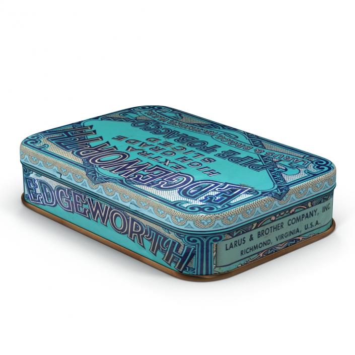 3D Vintage Tobacco Tin 2