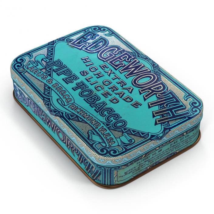 3D Vintage Tobacco Tin 2