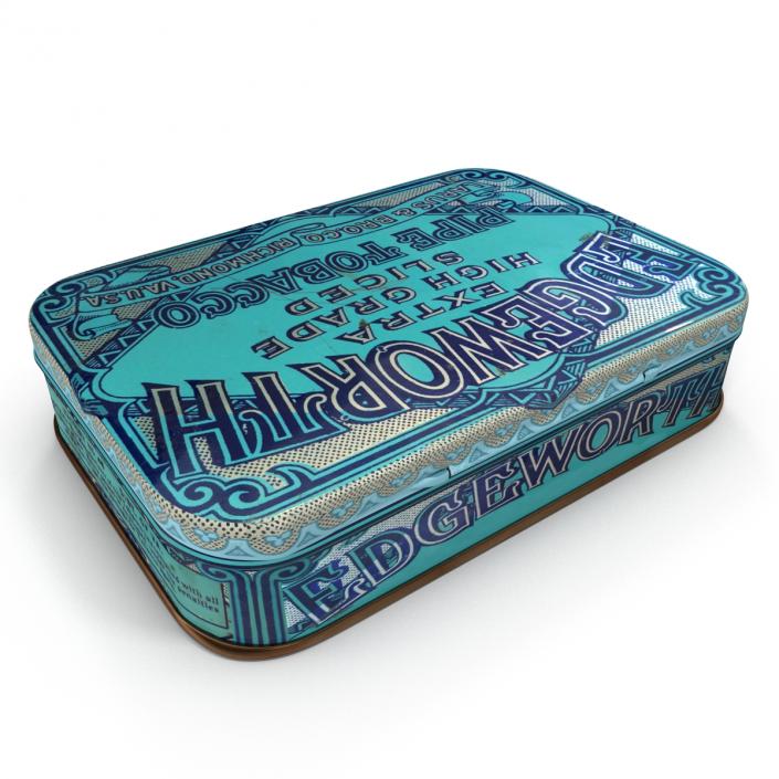 3D Vintage Tobacco Tin 2