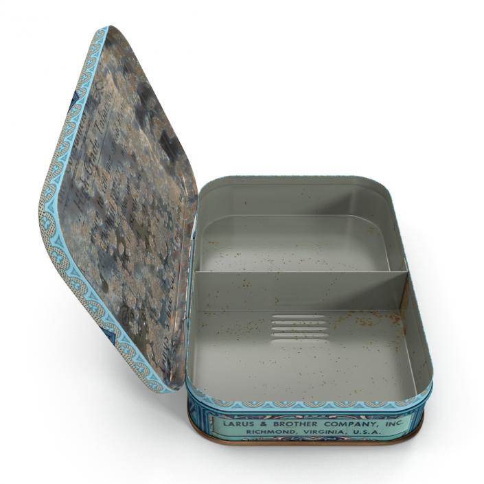 3D Vintage Tobacco Tin 2