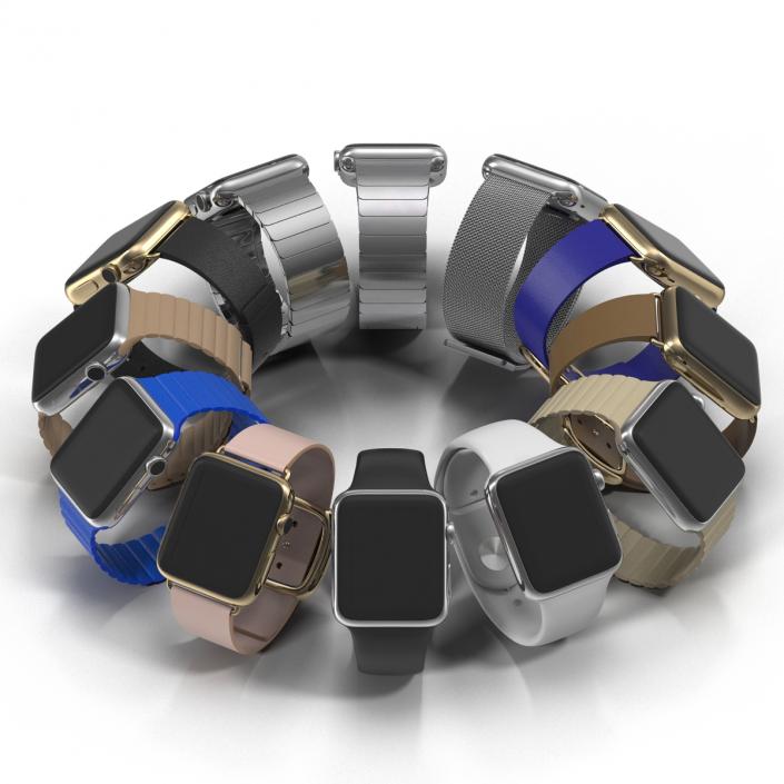 Apple Watch 3D Models Collection 3D