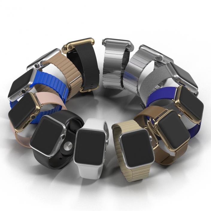 Apple Watch 3D Models Collection 3D