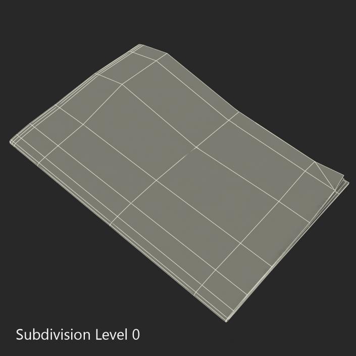 Newspaper 3D model