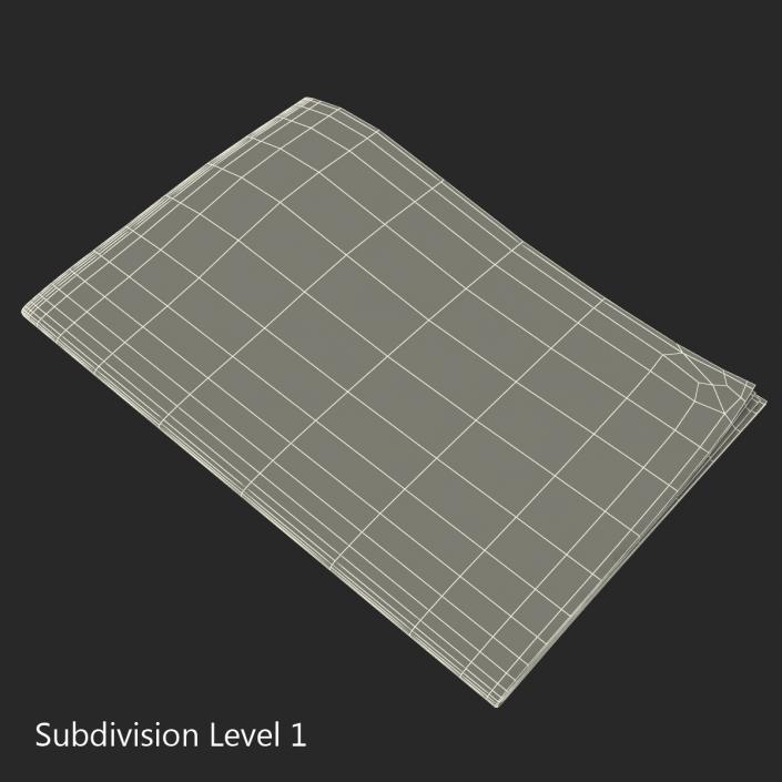 Newspaper 3D model