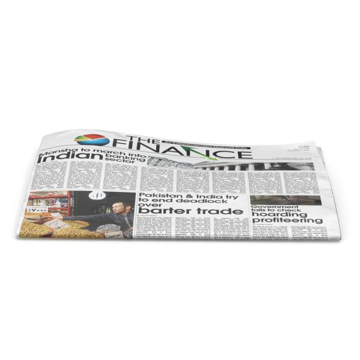 Newspaper 3D model