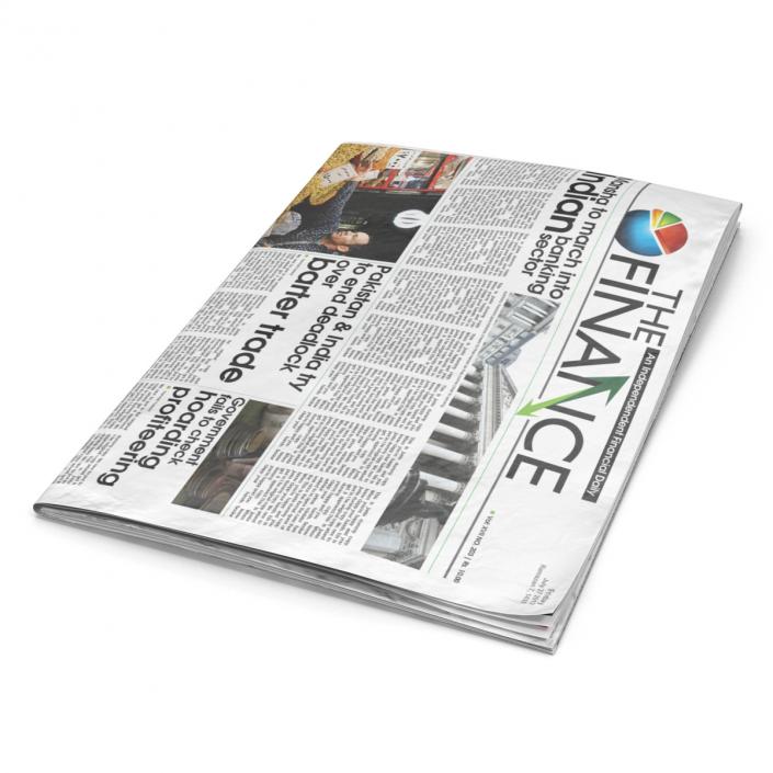 Newspaper 3D model