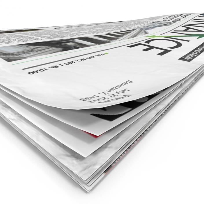 Newspaper 3D model