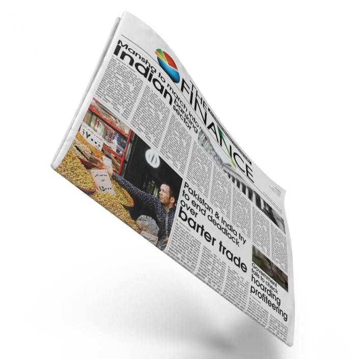 Newspaper 3D model