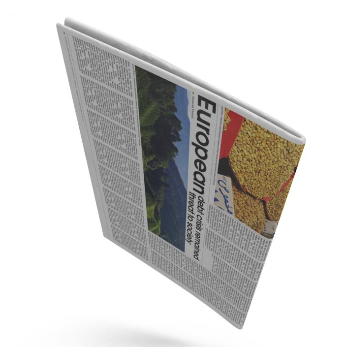 Newspaper 3D model