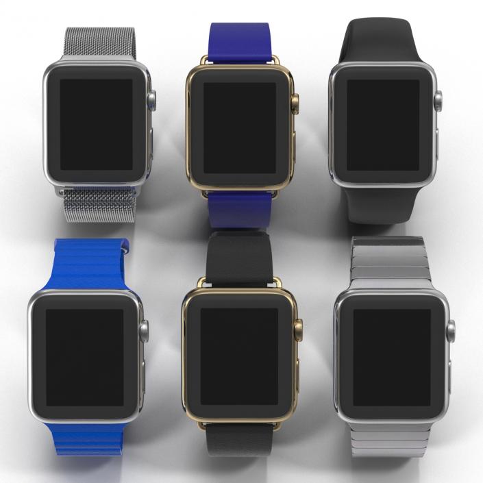 Apple Watch 3D Models Collection 2 3D model