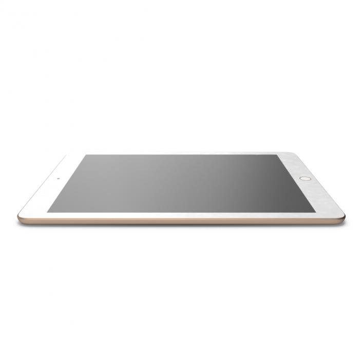 3D iPad Air 2 3G Gold model